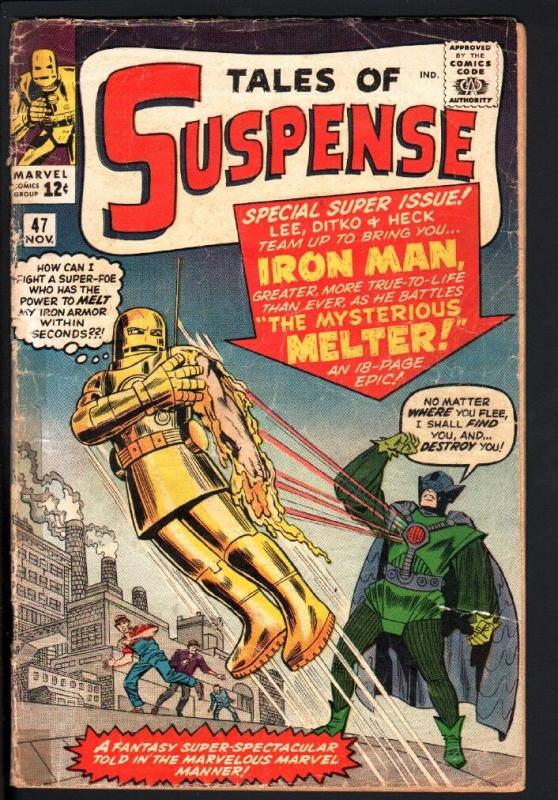 Tales of Suspense #47 Early Iron Man 1963 Marvel Key