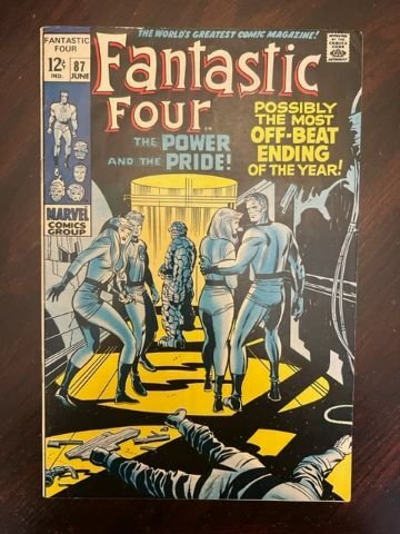 Fantastic Four #87 (1969) - FN/VF - Gustav Hauptmann Death