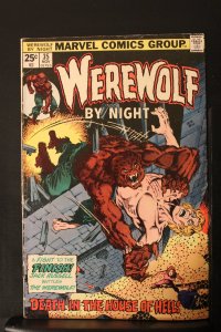 Werewolf by Night #35 1975 Mid-High-Grade FN+ Jack Rusell vs Werewolf! Wythville