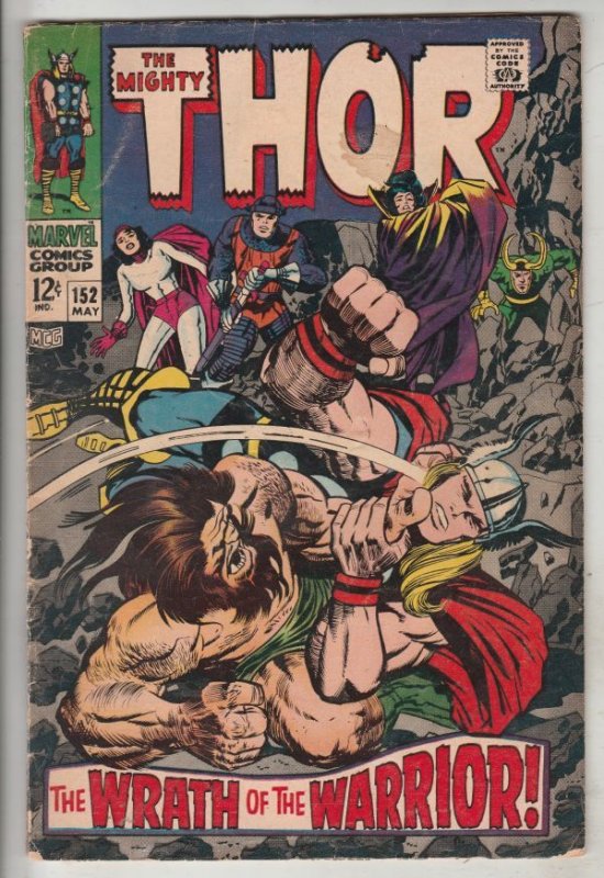 Thor, the Mighty #152 (May-68) FN/VF Mid-High-Grade Thor