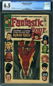 Fantastic Four #54 (Marvel, 1966) CGC 6.5 - KEY