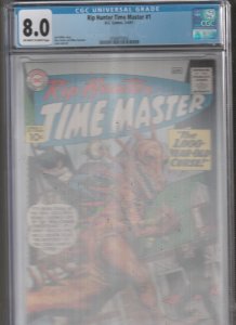 Rip Hunter Time Master cgc #1 (Apr-61) VF/NM High-Grade Rip Hunter, Jeff, Bonnie