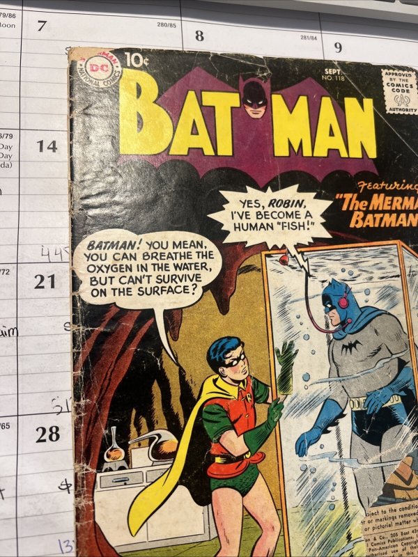 Batman #118 Fair 1.0 1958