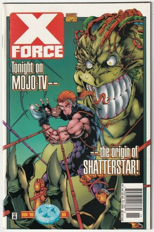 X-Force #60 November 1996 Marvel Comics