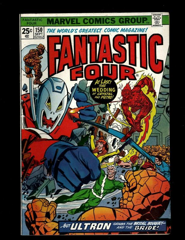 Lot of 8 Fantastic Four Marvel Comic Books #146 147 149 150 151 152 153 154 GK18