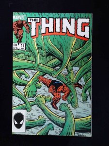 Thing #21  Marvel Comics 1985 Vf/Nm
