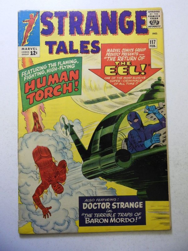 Strange Tales #117 (1964) VG Condition centerfold detached at 1 staple