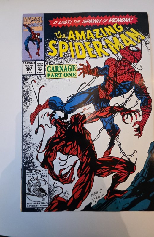 The Amazing Spider-Man #361 (1992)1st app of carnage