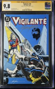 VIGILANTE (1986) #36 (CGC 9.8 SS) Signed & Sketched mike Grell * DC Comics