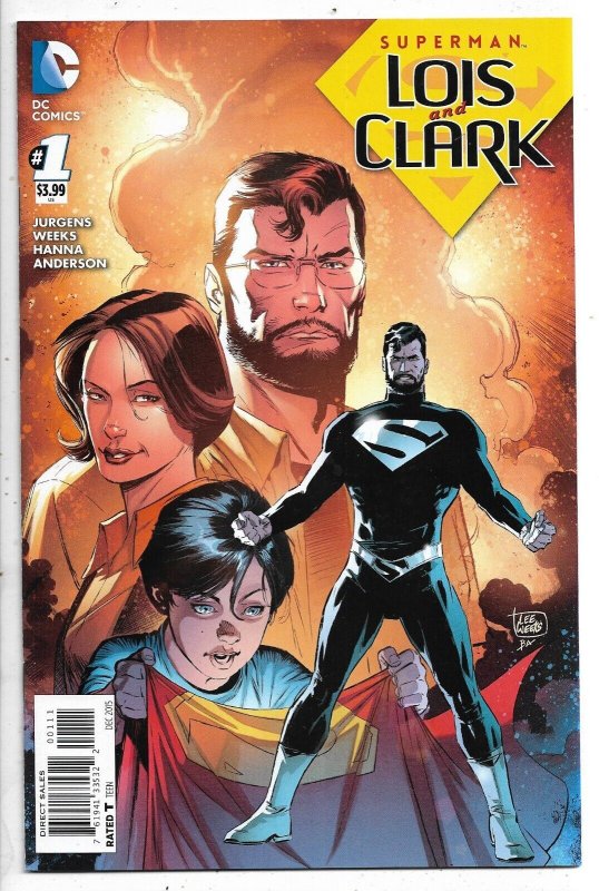 Superman Lois and Clark #1 1st App Jon Kent as a Boy DC  2015 Near Mint  n183x