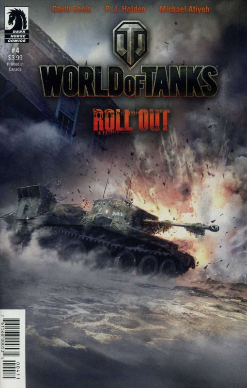 World of Tanks #4 VF/NM ; Dark Horse | Roll Out Garth Ennis