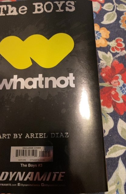 The Boys #3 NYCC FOIL Virgin 2022 Diaz Variant Comic Book