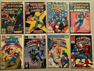 Captain america ANN comic lot from:#3-12 8 difference avg 6.0 FN (1976-93)