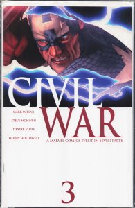 Civil War #3 (2006) Captain America [Key Issue]