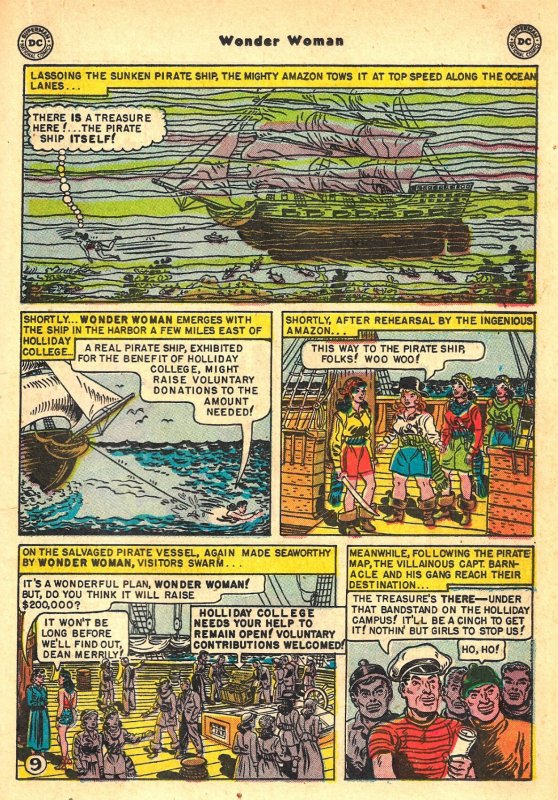 WONDER WOMAN #48 (July1951) 7.0 FN/VF  ★ Wonder Woman VS. Robot Woman!!