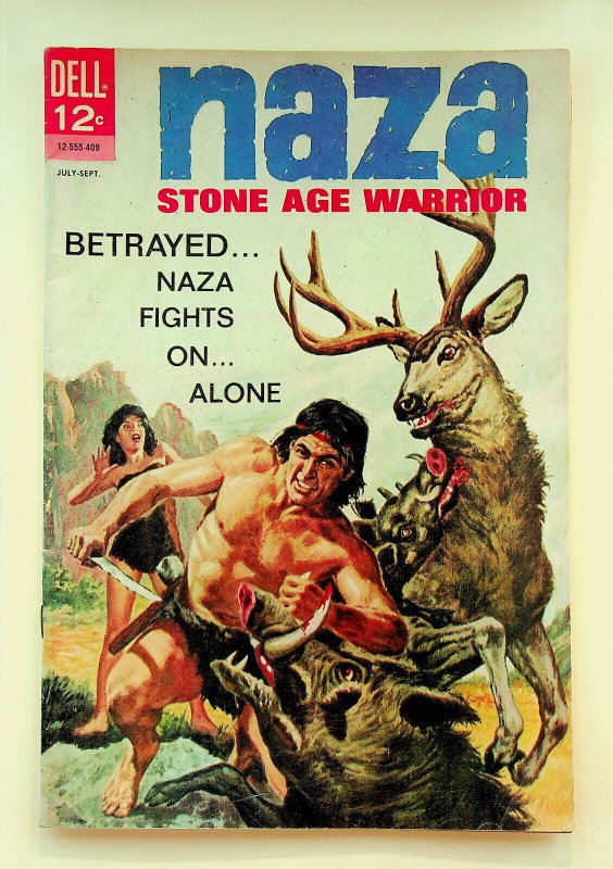Naza - Stone Age Warrior #3 - (Jul-Sep 1964, Dell) - Very Good