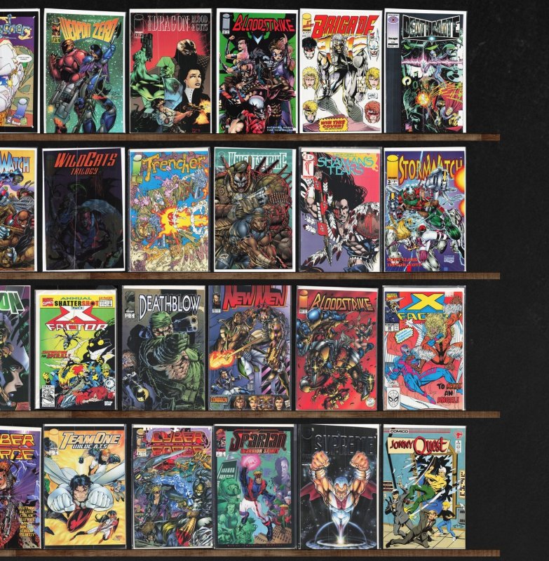 Huge Lot 140+ Comics with X-Factor, Stormwatch, Brigade, Deathmate & More!