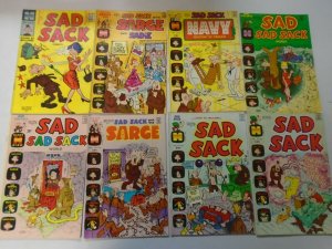 Bronze age Harvey Sad Sack comic lot 40 different avg 5.0 VG FN