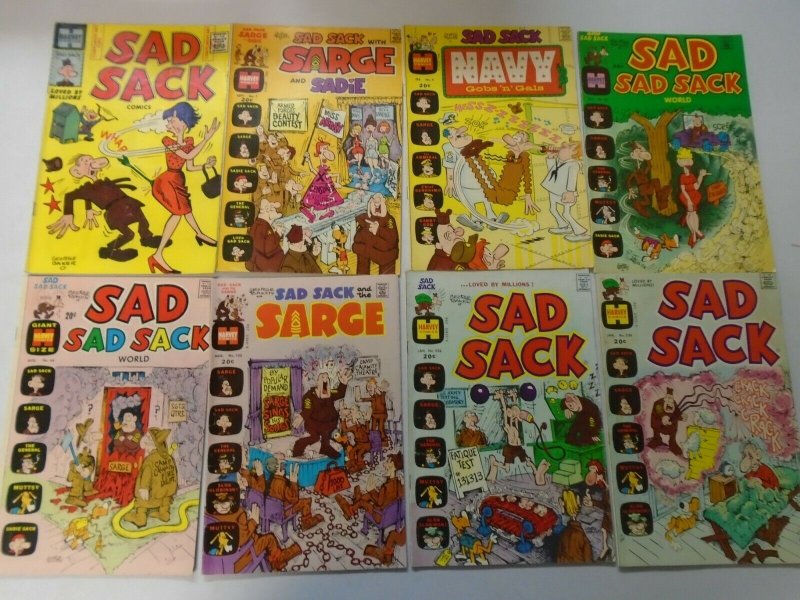 Bronze age Harvey Sad Sack comic lot 40 different avg 5.0 VG FN