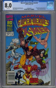 MARVEL SUPER-HEROES V2 #8 CGC 8.0 1ST SQUIRREL GIRL NEWSSTAND 