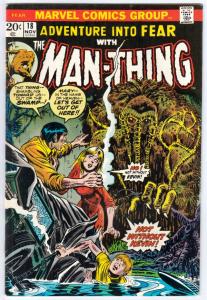 Adventures Into Fear #18 (Nov-73) VF/NM High-Grade Man-Thing