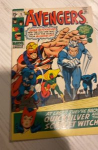 The Avengers #75 (1970)quicksilver and Scarlett witch  are back