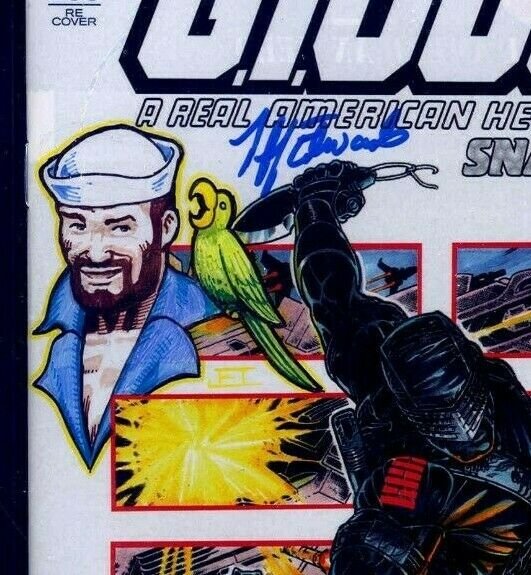 G.I. Joe #266 VARIANT CGC SS 9.8 signed ORIGINAL Shipreck Sketch signed x2 VOICE