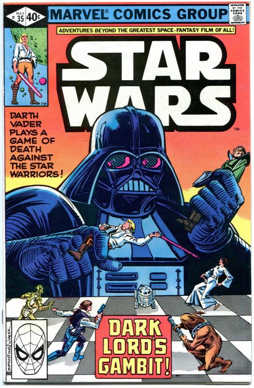 STAR WARS #35, VF, Luke Skywalker, Darth Vader, 1977, more SW in store