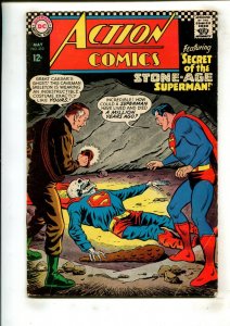 ACTION COMICS #350 (4.0) SECRET OF THE STONE AGE SUPERMAN!! 1967