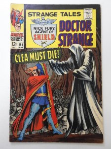 Strange Tales #154 (1967) W/ Dr. Strange & Nick Fury! Sharp VG+ Condition!