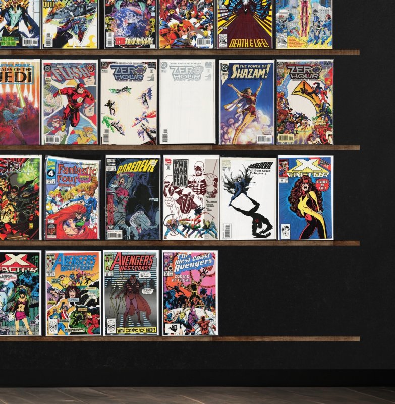 Huge Lot 150+ Comics with X-Factor, Fantastic Four, Avengers West Coast & More!