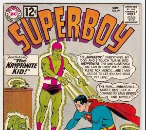 Superboy #99 strict NM- 9.2 High-Grade   Appearance - Kryptonite Kid    Boca