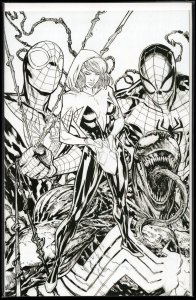 Edge of Spider-Verse #5 Lashley Sketch Cover (2022) Web-Weaver [Key Issue]
