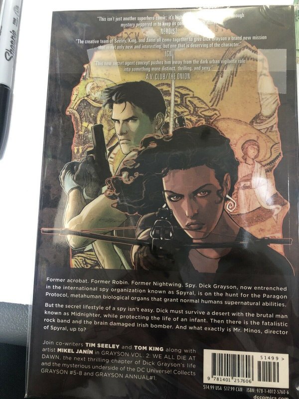 Grayson Vol.2: We All Die At Dawn (2016) Dc Comics TPB SC Tim Seeley