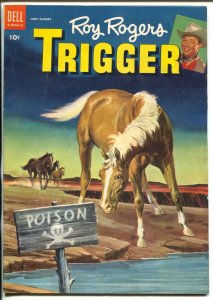 Roy Rogers' Trigger #9 1953-Dell-the famous movie palomino-FN