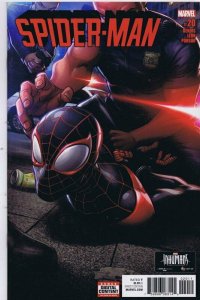 Spiderman #20 ORIGINAL Vintage 2017 Marvel Comics Miles Morales Police Arrest