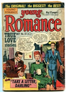 Young Romance #33 1951- Jack Kirby- Rare Golden Age G/VG