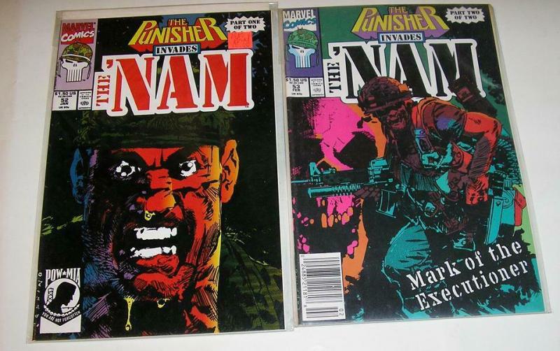 NAM 52(1st print)-53  The PUNISHER invades...