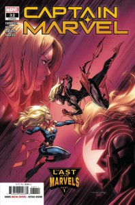Captain Marvel (11th Series) #32 VF ; Marvel | 166 Last of the Marvels 1