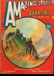 AMAZING STORIES QUARTERLY 1931 FALL-EARLY SCI-FI VG