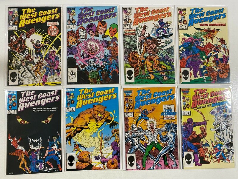 West Coast Avengers lot 47 diff #1-102 + 2 ANN avg 7.0 (1985-94)