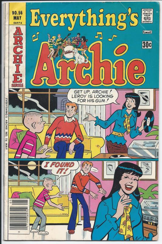 Everything's Archie 56 - Bronze Age - May, 1977 (FN+)