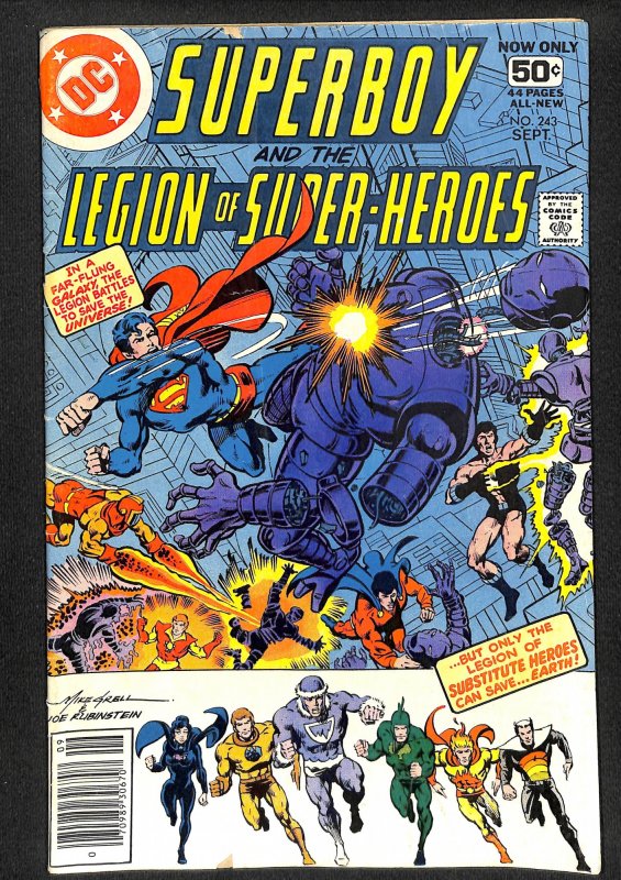 Superboy and the Legion of Super-Heroes #243