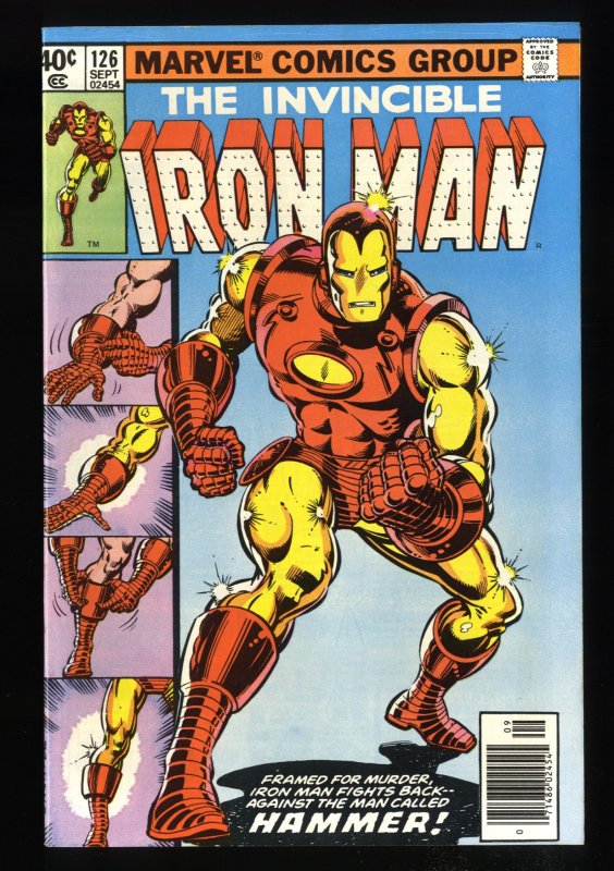 Iron Man #126 VF+ 8.5 Demon in a Bottle story continues!