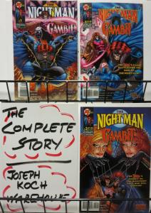 NIGHT MAN GAMBIT (1996 MA/UL) 1-3  X-MEN's GAMBIT!