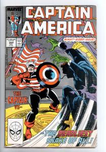 Captain America #344 - Serpent Society (Marvel, 1988) - VG/FN