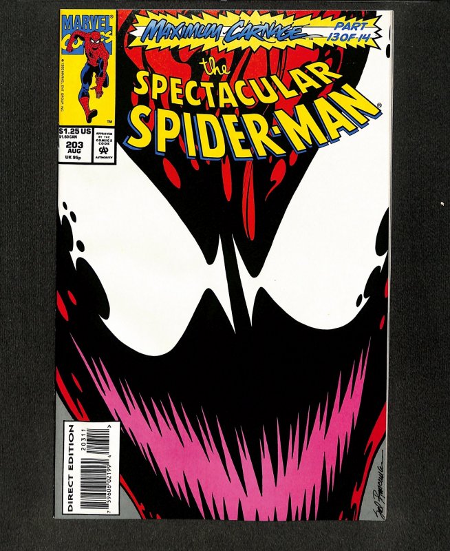 Spectacular Spider-Man #203 Maximum Carnage!