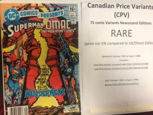 DC Comics Presents (1983) # 61 (NM) Canadian Price variants ( CPV)