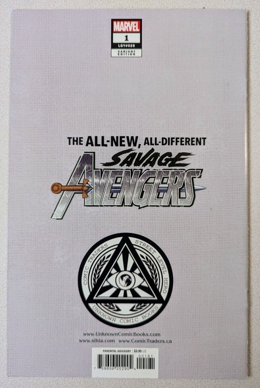 SAVAGE AVENGERS #1 MICO SUAYAN Unknown Comics Exclusive Trade Dress & Virgin Set