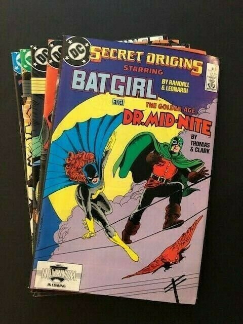 SET of 5-DC SECRET ORIGINS#20-24 BATGIRL, Jonah Hex, Blue Devil  F/VF(A125)